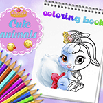 Cute Animals Coloring Book